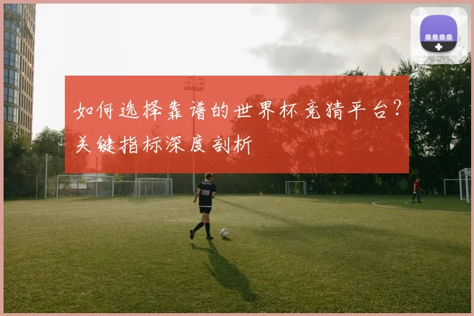如何选择靠谱的世界杯竞猜平台？关键指标深度剖析